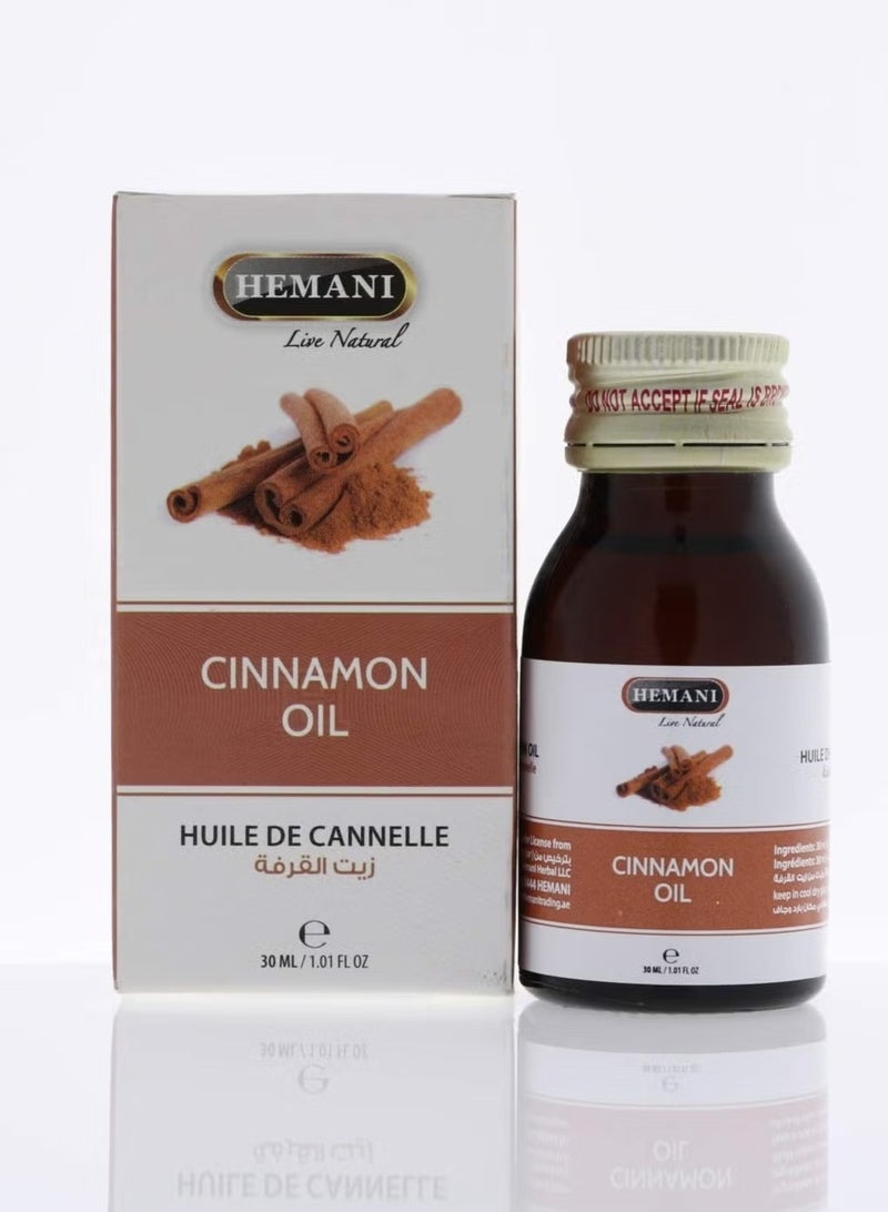 Cinnamon Oil 30ml | Pure Natural Oil for External Use, Massage & Aromatherapy